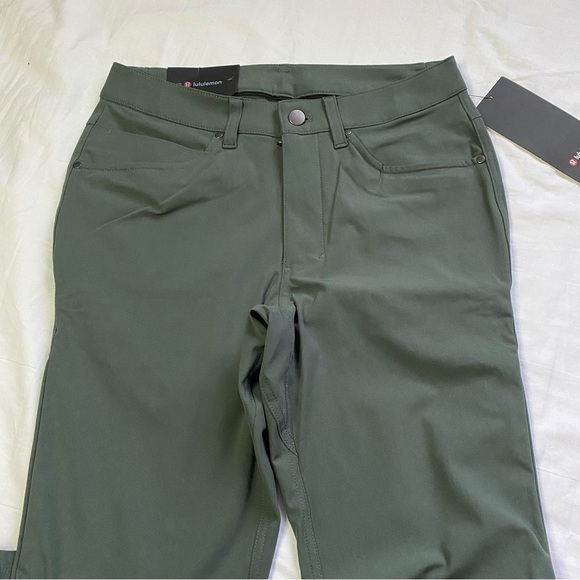 Lululemon ABC Pant Slim 32”L Warpstreme SKSR Smoked Spruce Green Men’s Size 28 - Picture 2 of 6